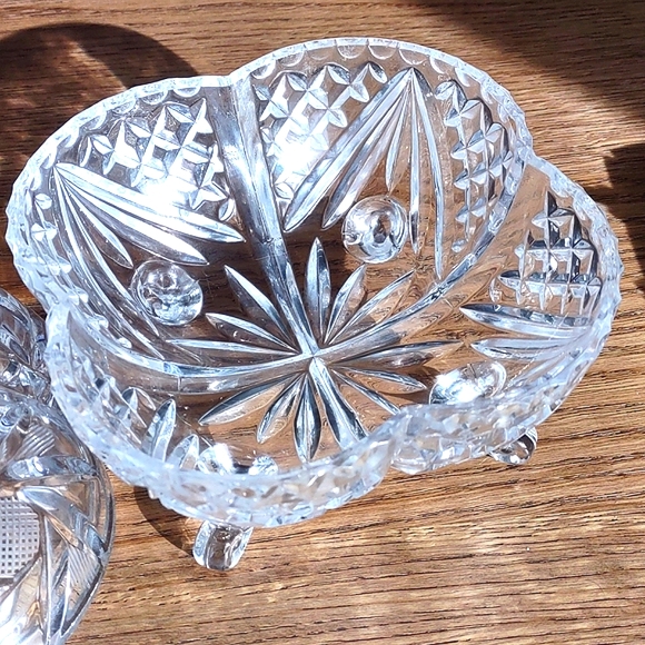 Handcut Lead Crystal Dish West Germany - Picture 7 of 8